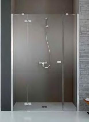 WJS zuhanyajtó 2 elemből áll: nyílóajtó és fixfalak. z ajtónak és az fixfalaknak külön kódja van. zuhanyajtó rendelésekor 2 termékkódot kell megadni.