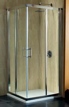 Geo-6 Szögletes zuhanykabin 80 x 80 cm és 90 x 90 cm, tolóajtó FIGYELEM! Szükséges egyszerre rendelni az + B cikkszámú terméket (külön dobozolva - 1/2 + 2/2).