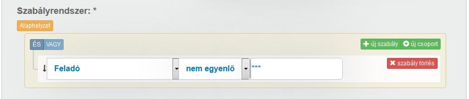 Szabály létrehozása 1. Válassza az Automatikus címkézési szabályok / Új hozzáadása gombot. 2. Töltse ki a Címkézési szabályra vonatkozó mezőket.