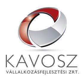 Útdíj Hitelprogram hitelkérelmi adatlap társas vállalkozások részére Az adatlap átvétele nem kötelezi a KAVOSZ Vállalkozásfejlesztési Zrt.-t a hitelnyújtásra! Az iroda tölti ki!