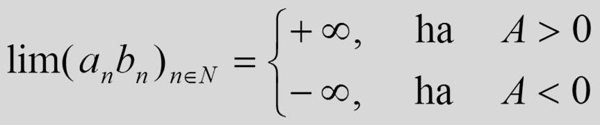 Ekkor Tétel: Legyen az {a n } n N sorozat konvergens, és lim {a