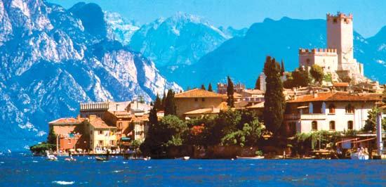 GARDA- TÓ ÉS KÖRNYÉKE Tópart közeli és zöldövezeti szálláshelyek Olaszország legnagyobb és legszebb tava a Dolomitok koszorújában.