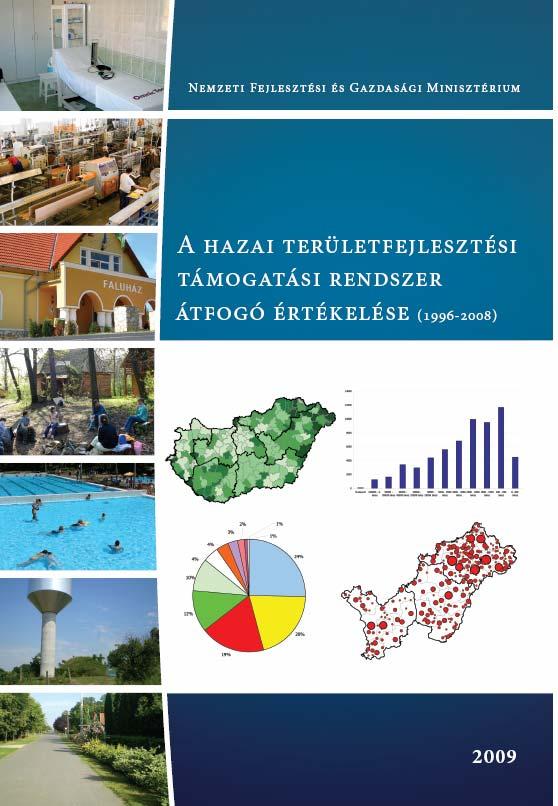 Egy főre jutó támogatás kistérségenként, 1996-2008 Jelmagyarázat Ft/lakos 120001-340000 80001-120000 50001-80000 20001-50000 6700-20000 Területfejlesztési támogatások célok szerinti megoszlása,