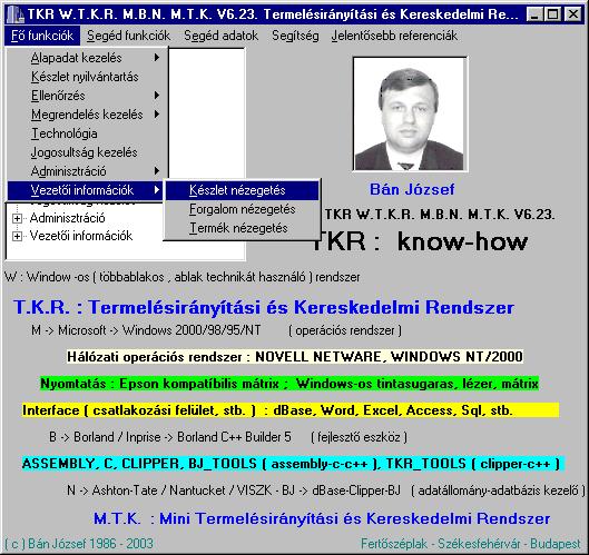 - 145-22. Vezetői információk : 22.1. Készlet nézegetés : A Készletekről lehet itt szinte mindent nézegethető ill.