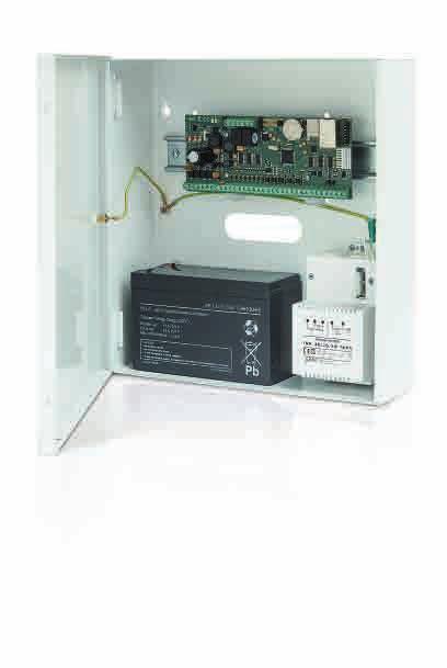 Kiegészítők Kontrolery serii PRxx1 ME-1 Fémház 40 VA transzformátorral, szabotázskapcsoló és 35 mm-es DIN sín, eszközök közvetlenül a DIN sínre vagy a ház hátoldalára rögzíthetőek, opcionálisan