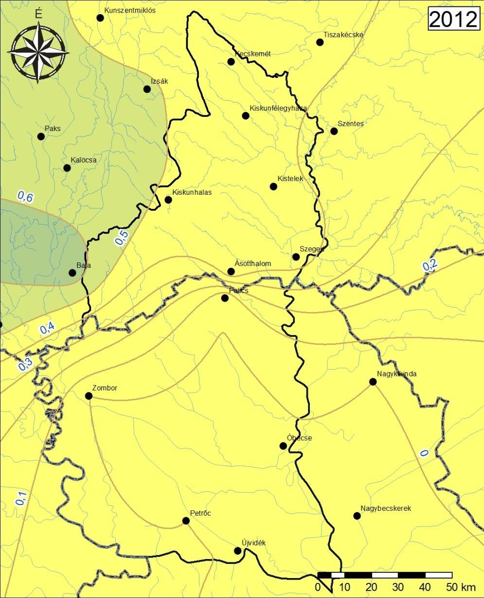 HUMIDITÁS VÁLTOZÁSA 1.10 1.05 1.00 0.95 0.90 0.85 Palics Novi Sad Újvidék Sombor Zombor Zrenjanin Nagybecskerek Kikinda Vrsac Versec Sremska Mitrovica Szávaszentdemeter Becej Óbecse 0.80 0.75 0.