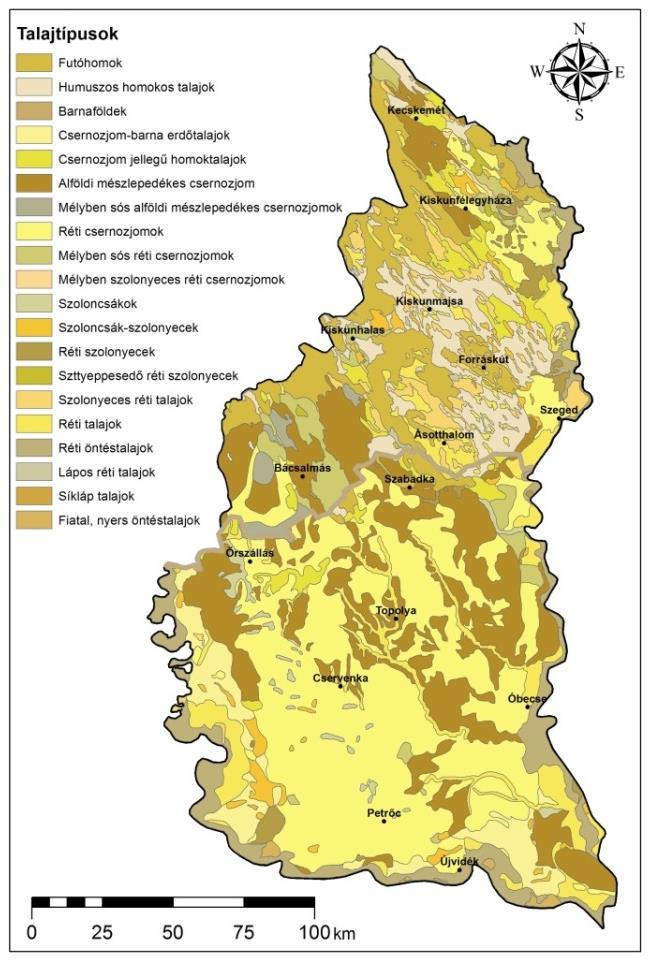 TALAJADOTTSÁGOK mészlepedékes csernozjom 19 % réti