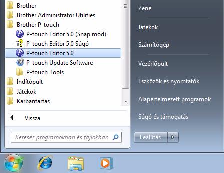 37 7 A P-touch Editor Súgó indítása Ez a fejezet bemutatja a P-touch Editor Súgó használatát Windows és