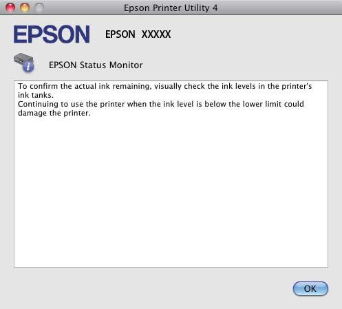 Hibaelhárítás nyomtatás/másolás esetében B Kattintson az EPSON Status Monitor ikonjára. Megjelenik az EPSON Status Monitor. Papírelakadás! Figyelem!