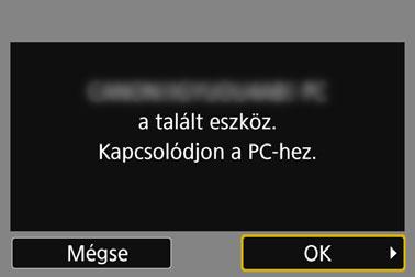 4 Műveletek a fényképezőgépen 2. 5 Csatlakoztatás az EOS Utility szoftverhez Kattintson a [Connect/ Kapcsolódás] gombra a számítógépen.