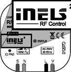 RFDE-7B Compatibility / Kompatibilitás The device can be combined with all system components, controls and devices of ines RF Control and ines RF Control.