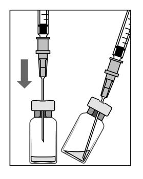 A Lucentis intravitrealis alkalmazásának előkészítéséhez kérjük, tartsa be az alábbi utasításokat: 1. Az oldat felszívása előtt az injekciós üveg gumidugójának külső felszínét fertőtleníteni kell. 2.