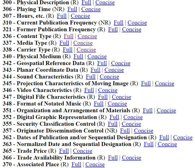 MARC21 bibliográfiai rekord új mezők (RDA hatás) A tartalom típusának kódja forrás 336 ## $atwo-dimensional moving image $btdi $2rdacontent 337 ## $avideo $bv