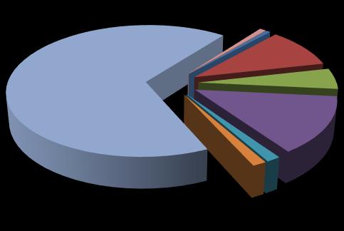 mezőgazdasági tüzelés 0,8% Mezőgazdaság 13,8%