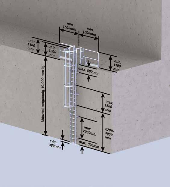 Megjegyzések a fogalmakhoz A vészlétrák lehetővé teszik az önmentést, de alkalmasak idegenmentésre is (pl. tűzoltóság). Nem helyettesítik a második építési menekülő utakat az építési jog szerint.