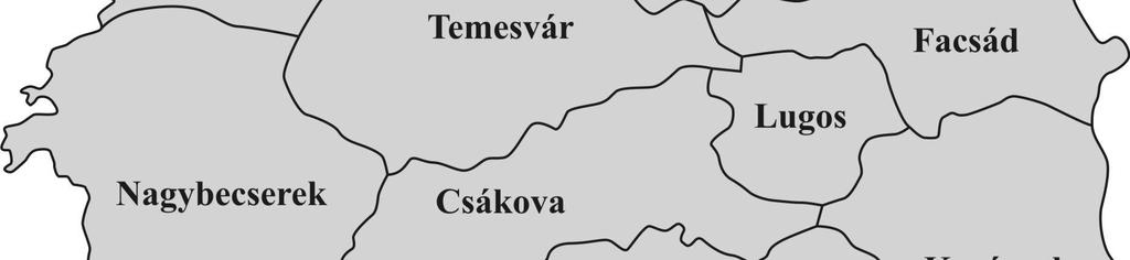 Temesi-Bánság/1718-1779/, Temesi-Bánság /1780-1790/, Szerb Vajdaság és Temesi-Bánság /1849-1860/, Kikindai Szabad Kerület /1775-1876/, Bánsági Határırvidék /1779-1876/ stb.