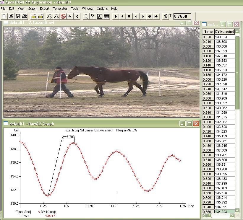 ANYAG ÉS MÓDSZER Videófelvételek elemzése APAS (Ariel Performance Analysis System) SOTE,