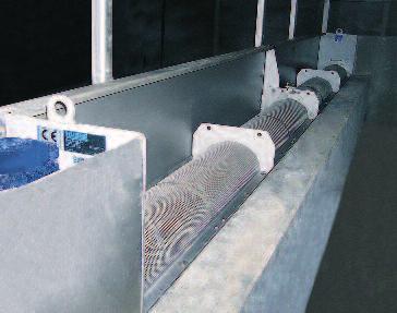 HUBER Szűrőberendezés ROTAMAT RoK1: A tehermentesítő vízmennyiségének szűrése a túlfolyóküszöb után HUBER Szűrőberendezés ROTAMAT RoK2 automatikus tisztítású szűrőberendezé vegyes- és
