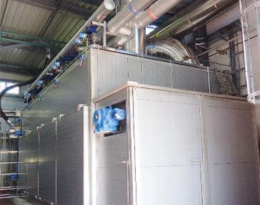 WASTE WATER Solutions Termikus iszapkezelés HUBER Szalagszárító BT Iszapáteresztés soronkénti 6t/h-ig vízpárolgás soronkénti 4 t/h-ig porszegény és rendkívül hatékony szárítás kis