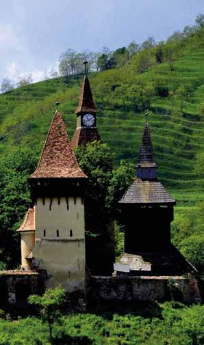 CULTURE gold medal at the World Exhibition in Paris. Within the walls of the fortified church, the bacon and wine stocks of the village were once safely kept in separate towers.