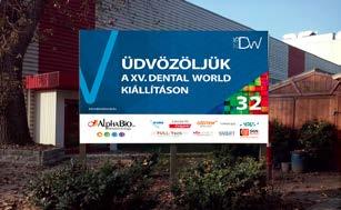 DENTAL WORLD 2018 exhibition advertising opportunities 2 WELCOME BOARD 300x200 CM 2/F PAVILION F WELCOME BOARD 1 pc