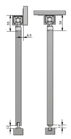 Ehhez a rendszerhez is tökéletes a PORTOS keret, amibe ABS él léc húzható. Alkalmazható 18 és 16 mm-es bútorlap szereléséhez.