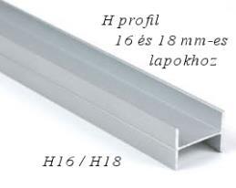 33. Profil T 18 mm TAF024-AL 3 Alumínium