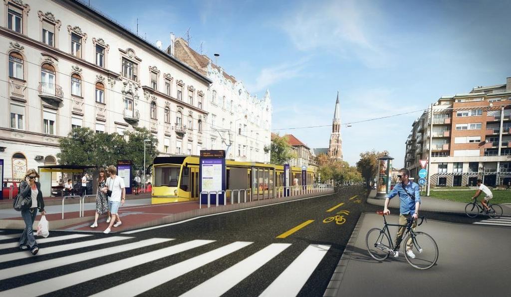 Belváros Újpalota villamos Az M4 metróvonal keleti továbbépítése nagyon drága, nem reális, utasforgalmilag nem indokolt, de továbbra is erős, csúcsidőben irányonként 60 db/óra buszforgalom jön az