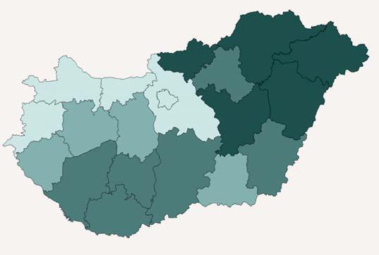 Hátrányos helyzetű tanulók aránya a nappali oktatásban (2011/2012)