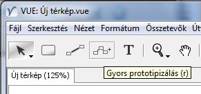 Gyorsbillentyűs elérés az összeköttetés készítéséhez: 1. Kattintsunk a kijelölő eszközre. A kurzor fehér nyílra változik. 2.