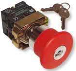 .. NYGBR42P EN 60947-1 EN 60947-5-1 Reteszelt gombafejű nyomógombok Ie (AC 1, 230 V) 6 A Ie (AC 15, 230 V) 3 A Ie (DC 13, 250 V) 0,27 A Ui 660 V 0,5-2,5 10 6 Fon max.