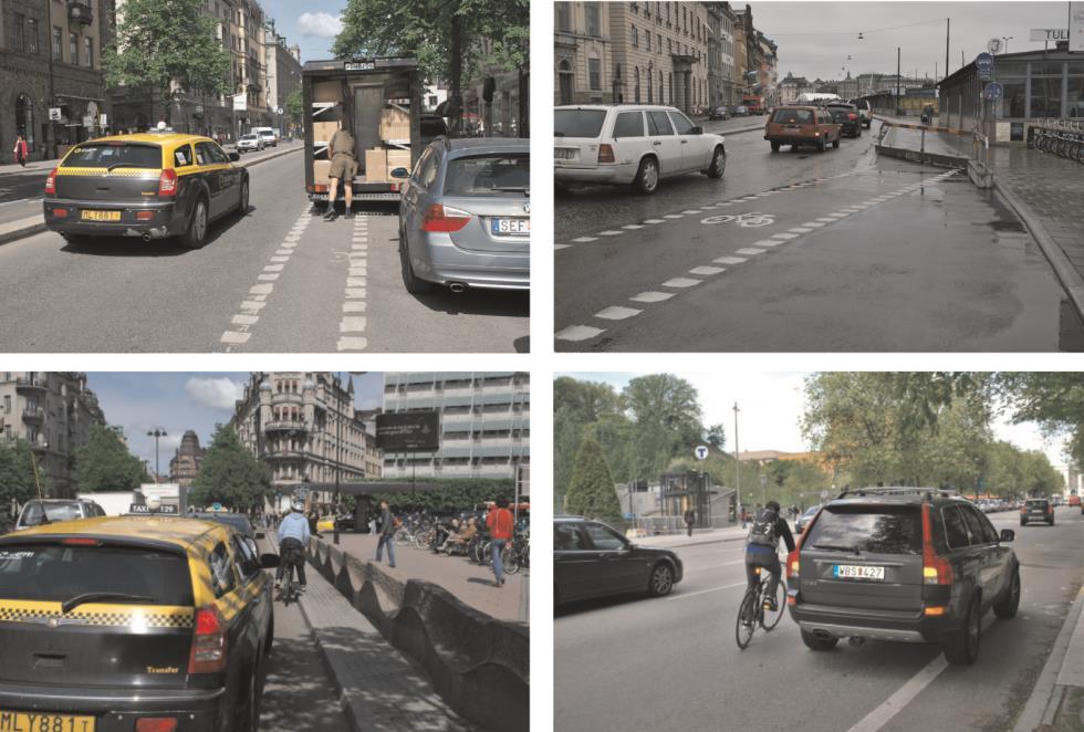 A biciklivel megtett utak részaránya a városi közlekedésben Stockholm és Koppenhága
