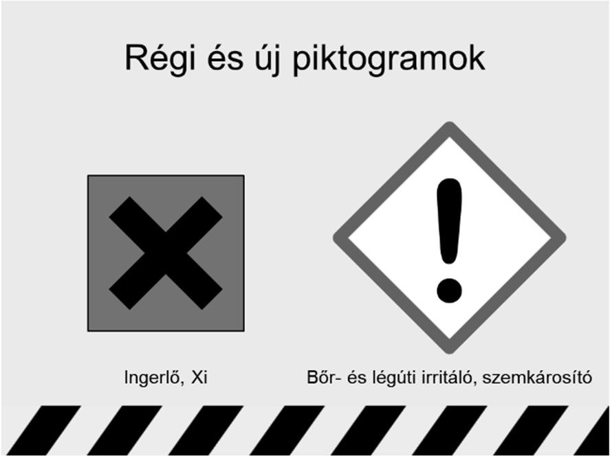 A cellák 4 cm magas és 8 cm szélesek legyenek, hátterük a dia háttérszínével egyezzen meg!