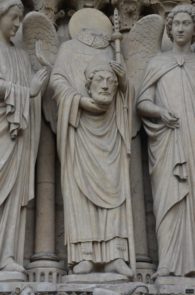 Saint-Denis kapuzata Suger apát, 1140 három kapu