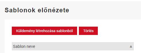 Küldeményadatok frissítése (opció) Az ügyfélszolgálati osztály aktiválja ezt az opciót.