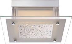 490,-** Ft -tól Mennyezeti lámpa Magnus, 1X11,9W LED -del, króm színű fém, üveg, áttetsző szélekkel, kristályokkal, 1310Lumen, kb. 28/28/10,4cm, energiaosztály: A+ 1) 7.