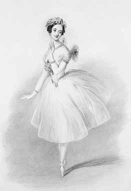 4. kép: Marie Taglioni A szilfidben 12 az Egyesült Államokban Henry Wikoff, az elnök felesége, Mary Todd Lincoln bizalmasának szervezésében.