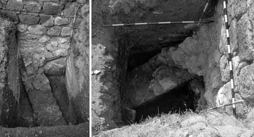 Kutatási jelentések 83 23. kép A Szép-bástya délnyugati oldalán levő fal közepén ásott, 2. sz.