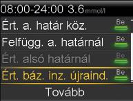 7 Válassza ki az időtartamot a gombbal. Ismételje meg a 3-7.