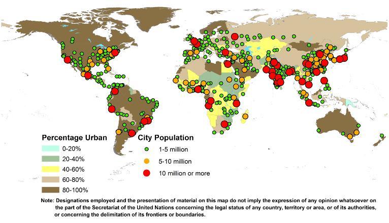 technológiaváltás TÉR intragenerációs szolidaritás urbanizációs trendek megacities global cities települési hálók