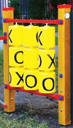 Ez egy 9 részből álló kirakós játék, ahol minden henger oldalán egy X és egy O betű található.