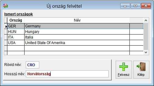 TÖRZSADAT MENÜ 83 Keresés A felvett bankszámlaszámok visszakeresésére ad lehetőséget a menü. A rácsban az Név oszlopban kereshet.