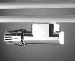 KIEGÉSZÍTŐ INFORMÁCIÓK TERMOSZTÁTFEJEK A radiátorok Heimeier vagy Oventrop előszabályozható termosztatikus szelepbetéttel vannak ellátva.
