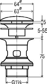 Csatlakozó DN 32 mm Csőszifon Krómozott sárgaréz