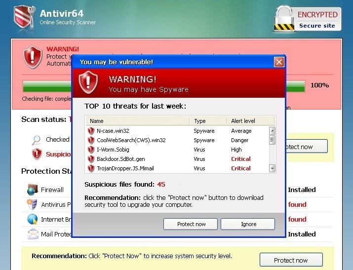 Dr. Újhajnal - Hamis antivírusok korszaka - XP Antivirus 2008, 2009, és hasonló nevek - mindez ma is zajlik - még Macintosh-ra is készültek ilyenek - hamis riasztási ablakokban különféle állítólagos