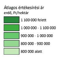 Heves, Borsod-Abaúj-Zemplén, Jász-Nagykun-Szolnok megyékben a 700 ezer forint/hektár átlagárat sem érték el.