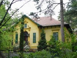 30 Csokonai utca 8. 156 Az eklektikus építészeti stílusban felépült földszintes üdülő villa egyszerű, klasszikus tömegformája az alaptípust követi.