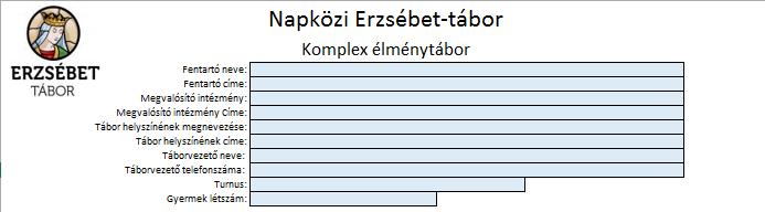 II. Adatok kitöltése Kérjük fenntartónak azt adják meg, akit az online