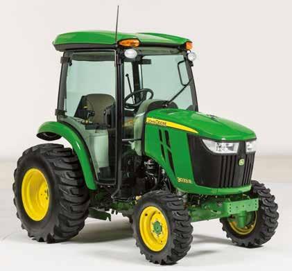 JOHN DEERE 3E-3R-4M-4R SZÉRIA A 3E széria nagyobb erőt és több funkciót biztosít, mint bármely más szériában gyártott traktor ebben a kategóriában, mégis meglepően könnyen kezelhető.