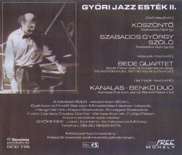 Győri Jazz Esték II. 2001. No.